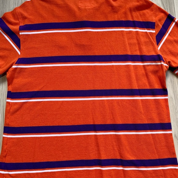 Clemson Tigers NCAA Press Box Striped Polo shirt - Picture 5 of 8